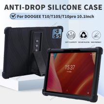 Per DOOGEE T10 T10S T10pro Custodia per tablet da 10.1 pollici Cavalletto Cappotto Custodia antiurto Custodia protettiva in silicone morbido