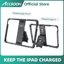 Accsoon IOS ipad Monitor Cage II con adaptador de placa de batería NPF 10-12,9 pulgadas Compatible con funda protectora expandible Uso con SeeMo