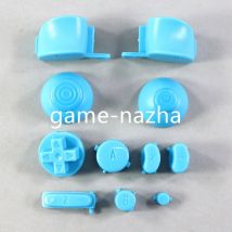 10 zestawów Pełny Zestaw Przycisków L R z Nakładkami na Joysticki 3D do GameCube NGC D-Pad Przyciski Włączania/Wyłączania