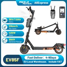 MEGA MOTION E Scooter, Elektroroller, Motor 400 W, APP, Höchstgeschwindigkeit 20 km/h, Batterie 7,8 Ah, Gewicht 15 kg, ABS-Qualifikationen