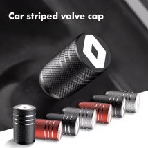 4 pezzi auto ruota valvola della gomma caps logo parapolvere accessori per Renault Megane 2 3 4 Twingo Clio Talisman Captur Trafic Kwid Scen