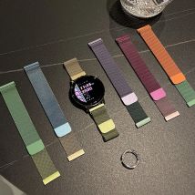 20mm 22mm Armband für Amazfit GTS 4/3/2e/Mini/Stratos 3/2 Metall Magnetschleife Uhrenarmband Amazfit Gtr 4/3/pro/2e/bip 5/3 Pro