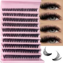 30D 40D 50D 60D DIY Einzelne Wimpernbündel Natürliche Weiche Wimpernbüschel 3D Russische Volumenwimpern Nerz Wimpern Cluster