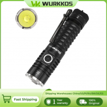 Wurkkos TS22 Torcia LED ricaricabile 21700 XHP70D HICRI Potente max 4500LM con coda magnetica e ricarica inversa per l'escursionismo