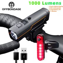 Smart Sense Bike Front Light High Lightness Waterproof MTB Road Bicycle Headlight Rechargeable Cycling Flashlight Outdoor Lamp