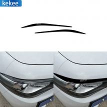 Für Alfa Romeo Giulia 2017 2018 2019 2020 2021 2-teiliges Klavier, schwarze Lampe, Stirnabdeckung, Auto-Innendekoration, Zubehör, Aufkleber