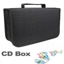 128 Disc CD DVD VCD Storage Bag with Carry Handle Collect Album Organizer Game Accessories
