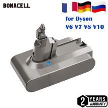 Batteria per aspirapolvere per Dyson V6 V7 V8 V10 11 Serie SV07 SV09 SV10 SV12 DC62 Absolute Fluffy Animal Pro Batteria ricaricabile