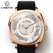 Lobinni Platz uhr Mechanische Limited Edition Seagull männer Automatische часы механика мужские
