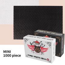 1000-teiliges Mini-Puzzle für Erwachsene, hoher Schwierigkeitsgrad, Dekompression, China-Chic, chinesischer Stil, reines Weiß, reines Schwarz
