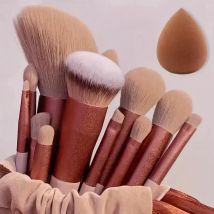 Set di pennelli per trucco Morbido e soffice Professiona Fondotinta cosmetico in polvere Ombretto Kabuki Miscelazione Pennello per trucco Strumento di bellezza Trucco