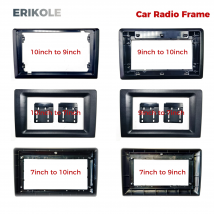 Fascia per radio per veicoli 1Din 2Din da 9 pollici a 10 pollici 9 pollici da 10 pollici a 7 pollici Telaio interruttore adatto a tutti i kit cruscotto per auto Installazione