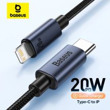 Baseus PD 20 W USB-C-Kabel für iPhone 13 12 11 pro max iPhone-Kabel Schnellladung für iPhone X XR 8 USB Typ C auf Lightning-Kabel