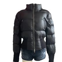 Women's Autumn Winter Title Seam Cotton Jacket Faux Fur Collar Long Sleeve Coat Slim Fit Detachable Coats 2025 New Lady Outwears