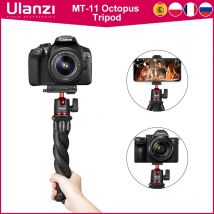 Ulanzi MT-11 Treppiede flessibile a polpo Smartphone DSLR SLR Vlog Treppiede da viaggio portatile 2 in 1 Treppiede Estendi 1/4 Vite Braccio magico