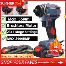 16.8V Cacciavite Brushless Al Litio Trapano Elettrico Ricaricabile Trapano A Mano Cacciavite Strumento Elettrico Trapano di Coppia Kit di Riparazione