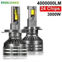 4000000 LM H7 LED Canbus Faro per auto Super HB4 H11 H4 H1 HB3 9005 9006 H8 Luci Plug-N-Play Lampadina 3000W 6000K Lampada automatica 12V 24V