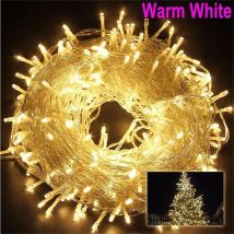 Luci natalizie 5M 10M 20M 30M 50M 100M Led String Fairy Light 8 modalità Luci natalizie per patio Festa di nozze Luci natalizie