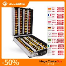 Fresa HT1192 di lavorazione del legno del pezzo del Router del carburo di tungsteno del gambo di 100 pz/set 1/4