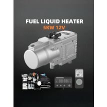Sunster Ca 12V 5KW Water Heater Dual Mode Preheater Fuel Liquid Heater LCD Switch Parking Heating Device For Trucks Van