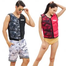 Nowa kurtka pływacka dla dorosłych dla dzieci przenośna kamizelka ratunkowa z neoprenu sporty wodne żeglarstwo wędkarstwo surfing kamizelka ratunkowa do pływania