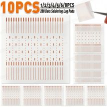 208 Dot Repair Spots Dot-Repairing Soldering Lug Patch Jumper Wire Spot Fixing Soldering Lug Solder Sheet für Handys BGA PCB Pad