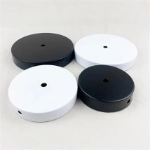 10/12/15/20/30 centimetri Lampada Da Tavolo piede baldacchino lampada da terra base telaio fatto a mano FAI DA TE disco pieghevole metallo nero bianco accessori di illuminazione