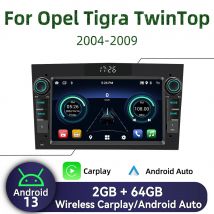 Stereo Per Opel Tigra TwinTop 2004-2009 7 "Wireless Carplay Autoradio Android Auto Multimedia 2 Din Radio GPS BT WIFI unità principale