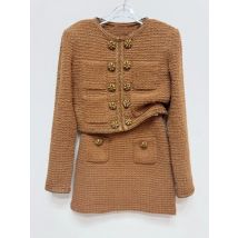 Luxury Quality Autumn Two Piece Women Set Knitting Cardigans Shorts Skirts 2pcs Outfits Prom Evening Knitted Set Office Workwear