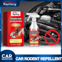 Spray repellente per roditori per motori per auto Deterrente naturale per topi per la protezione della vano motore Formula a lunga durata Previene danni ai fili60ml