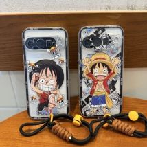 Niedliche One Piece Ruffy Handyhülle für Google Pixel 9 10 pro XL 9 Pro 10 Pro 9 Pro XL ONE PIECE Halter Magnetische Magsafe-Abdeckung
