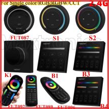 NEUE Black Series Miboxer 2.4G Wireless RF Fernbedienung 1/4/8Zone Button Touch Switch Panel für RGBW RGB CCT Helligkeit Dimmer