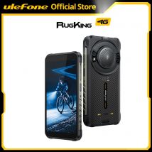 【World Premiere】Ulefone RugKing 4G Rugged Phone Android 15 Up to 16GB+256GB Waterproof Smartphone 9600mAh NFC Global Version