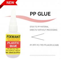20 ml FIXWANT PP-Kleber PPT PC ABS ACRYL Kunststoff Leder Wasserdichter weicher Kleber Polypropylen Starker TPE-TPU-Kleber