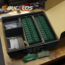 25 Pairs BUCKLOS BRP-05 Bike Disc Brake Pads Ceramic Resin Bicycle Hydraulic Brake Pads for SHIMANO D02S N03A Bicycle Brake Pads