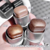 Klarer Textmarker-Stick, perlmuttartiger, feiner Schimmer, Wasserhaut im Gesicht, natürliche Konturierung, aufhellendes Licht und Schatten-Highligh