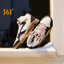361 Degrees Herren-Skateboard-Schuhe aus Samt, neue klassische Retro-High-Top-warme, verschleißfeste, weiche Herren-Turnschuhe 672436622 A