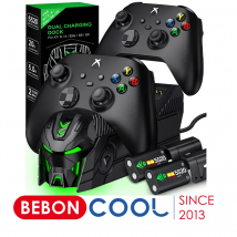 Cargador de mando para Xbox One X/S/Elite Xbox Series X/S controlador inalámbrico 2X5520mWh batería recargable para Xbox One