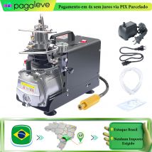 NUOGE AUTO-STOP 4500Psi 300Bar PCP Compressore d'aria Compressore elettrico ad alta pressione Riempimento serbatoio per immersioni subacquee