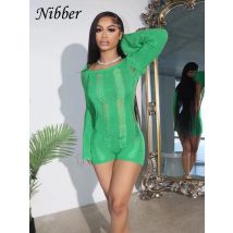 Nibber Rip Stram pler Frauen sehen durch Sommer ein Wort Kragen rücken frei sexy dünne Fitness Spiel anzug Aktivität Party Clubwear
