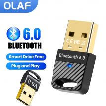 Bluetooth 6.0-Adapter für PC, USB, Bluetooth 6.0, Dongle-Empfänger für Lautsprecher, Maus, Tastatur, Musik, Audio, Bluetooth-Sender