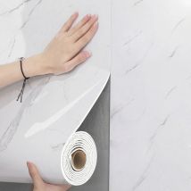 1 Rolle selbstklebende Tapete aus Marmorimitat mit Keramikfliesen, dicker Schaumstoff, Schlafzimmertapete, Badezimmer, wasserdichter Wandaufkleber