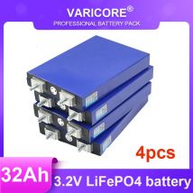 4 Stück 3,2 V 32 Ah Akku LiFePO4 Phosphat 32000 mAh für 4S 12 V 24 V Motorrad Auto Motorbatterien