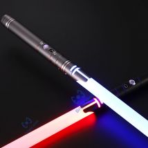 RGB Metal Lightsaber Laser Sword Toys spada leggera 15 cambia colore Kids Soundfonts Force FX FOC Blaster Toys Jedi Laser Sword Gift