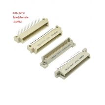 5pcs din 41612 Connector 2 Rows Plug Header Male Female Through Hole 2X16 32 Pin Pitch 2.54 mm 9001 35321 36321 37321 38321