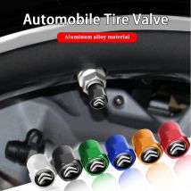 4 szt. Metalowy samochód plakietek zawór opony pokrywy przycisków akcesoria samochodowe do Citroen C1 C2 Picasso C4L VTS C-ELYSEE C3-XR C5 C6 DS
