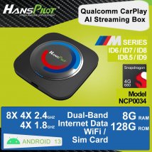 NCP0026 HansPilot CarPlay Ai TV Box per BMW Android 10 Wireless CarPlay Android Auto 4G LTE WiFi Streaming Box