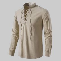 Neue männer Täglich Vielseitige Casual Baumwolle Leinen Hemd Frühling und Herbst Vielseitig Atmungsaktive Retro Yoga Shirt männer Tops