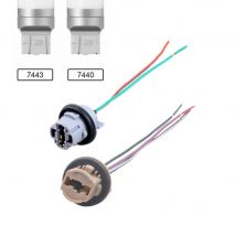 1 Stücke T20 7443 W21/5 W 7440 W21W Sockel Adapter LED Verbinden Verkabelung Halter Auto Bremslicht Rückfahrleuchte Basis Zubehör