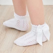 Lawadka Kinder Mädchen Socken Sommer Mesh dünne Kinder socken für Mädchen Bogen Prinzessin weiß schwarz Baby Socke Mode Stil 0-5 Jahre